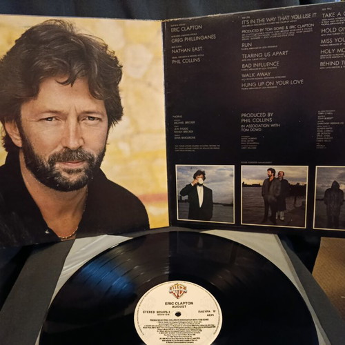 August vinyl LP album by Eric Clapton used