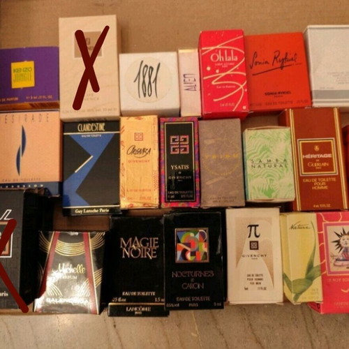 Vintage miniature Eau de Parfum collection new, authentic