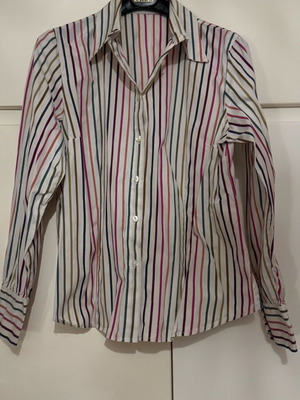 Striped shirt like new, straight fit, multicolor, size L