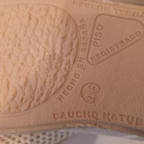 Carina espadrilles size 46, beige, breathable