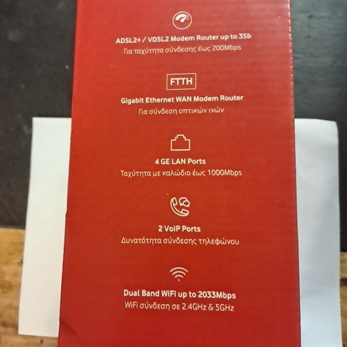 Vodafone ZTE ZXHN H268Q router used, good condition