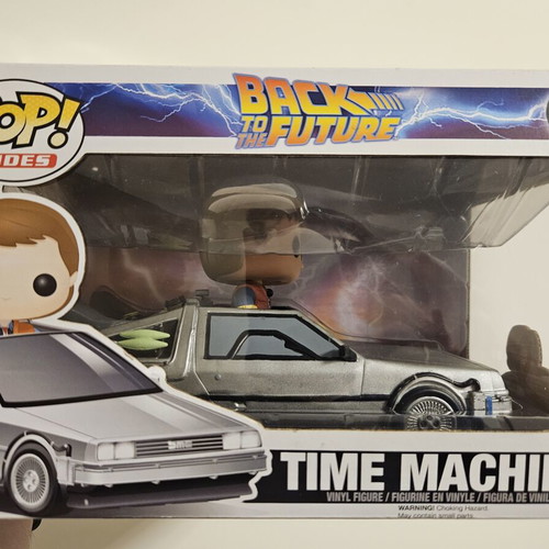 Marty Riding Time Machine Funko Pop used #02