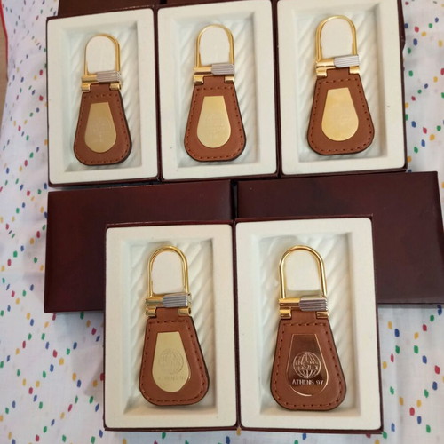 Lot of Athens 97 keychains like new, pack of 5