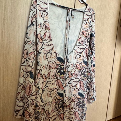 Mini dress Zara with embroidery like new