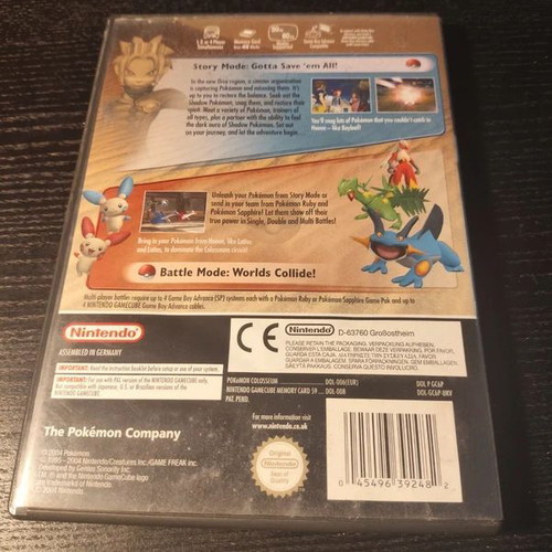 Pokemon Colosseum for Nintendo GameCube like new