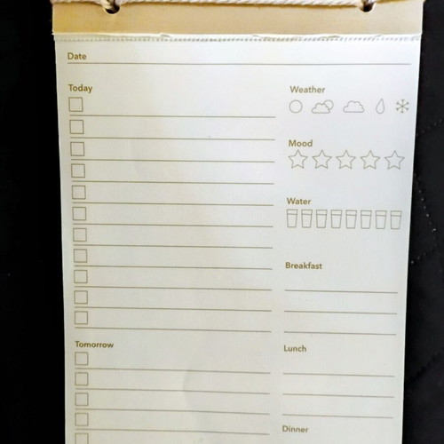Daily planner notebook like new, about 120 pages, Tiger