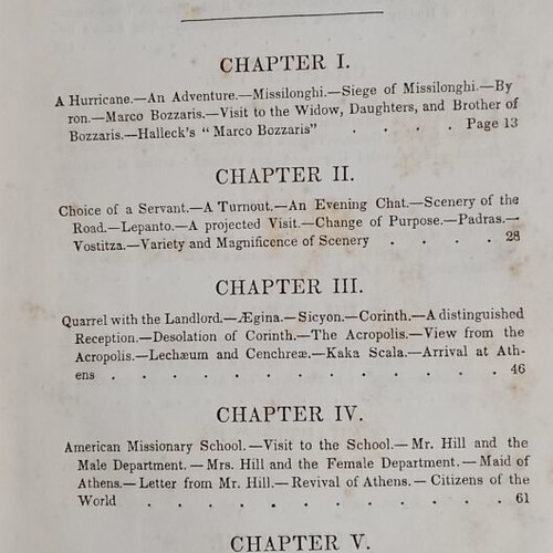 Travel book 1839, Greece after the 1821 revolution, volume 1