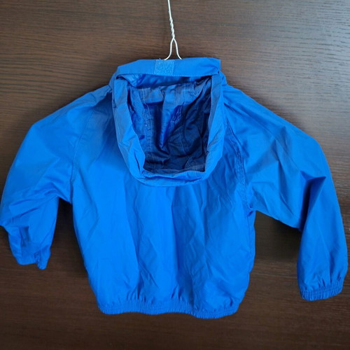 Knot So Bad reversible jacket like new, size 92, blue/plaid