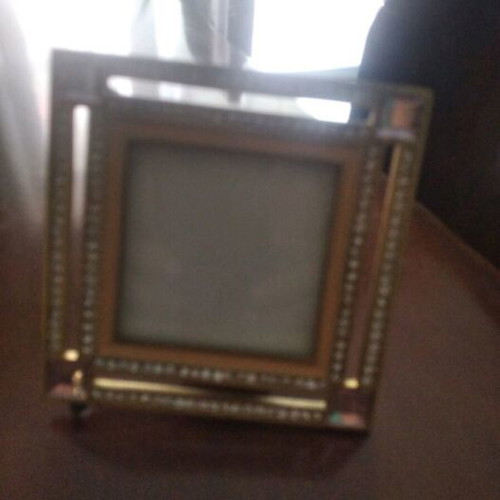 Retro Hollywood Regency photo frame with Swarovski like new