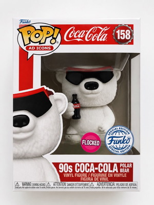 Funko Pop Coca-Cola Polar Bear №158 Flocked Специално издание нов