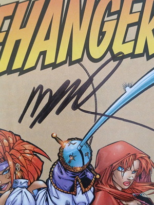 Cliffhanger #0 Exclusive Wizard Sketchbook used with Humberto Ramos signature
