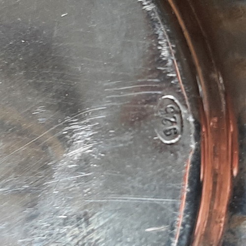 Macedonian Silver Plate 925 with Alexander the Great, like new