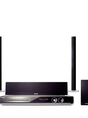 Phillips домашно кино употребявано с безжични задни тонколони