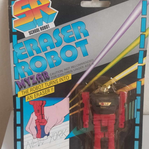Gakken Transformer School Robot Myzar new eraser
