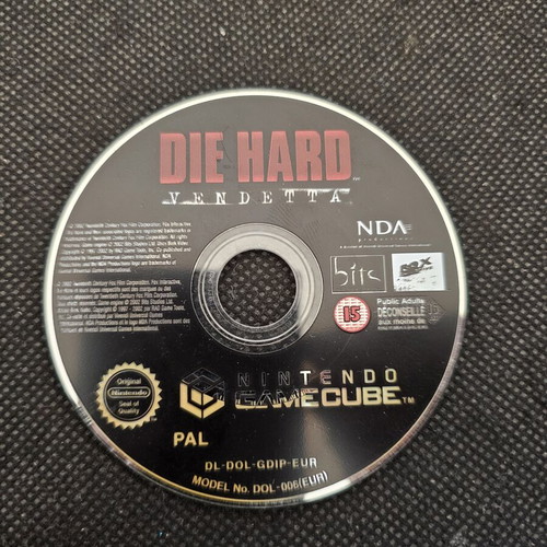 Die Hard Nintendo GameCube game used with manuals