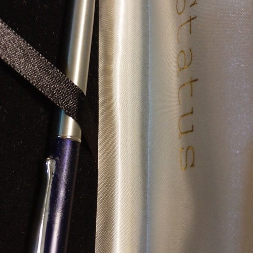 Vintage Status pen with silver and blue case like new