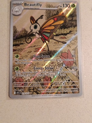 Beautifly Ascended Heroes Pokemon Card 219/217 new