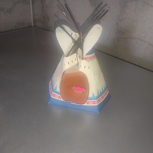 Playmobil Indian Tent used, poor condition, missing parts