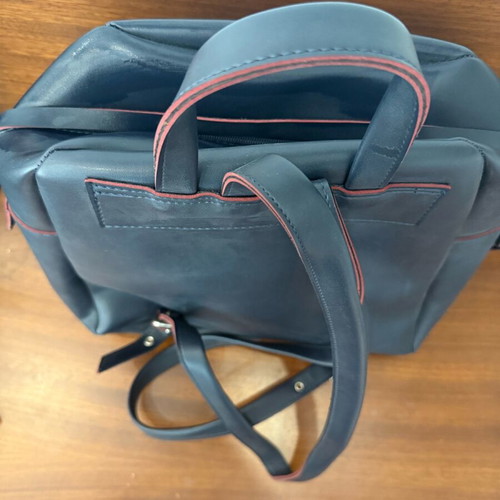 FRNC backpack medium size blue eco leather like new