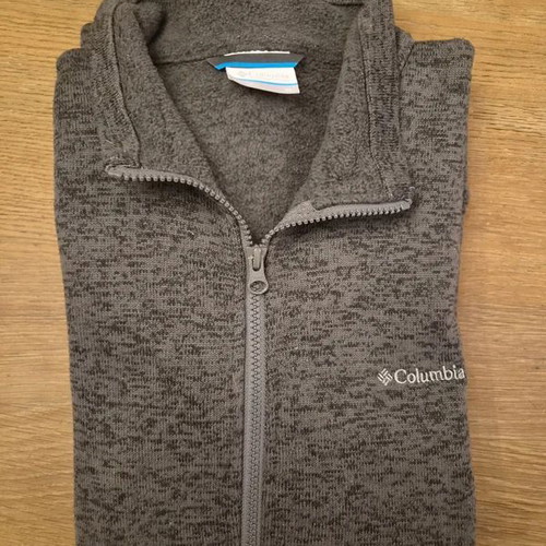 Columbia Sportswear men's fleece jacket, size XL, grey