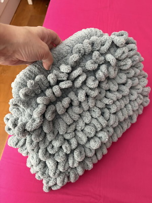 Handmade gray handbag new