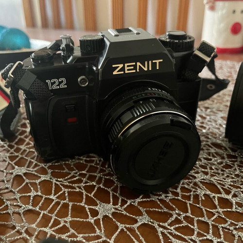 Zenit 122 like new with 3 lenses, 6 filters and flash