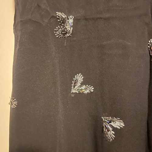 Black dress Miss Simbolo like new, size M with velvet bust