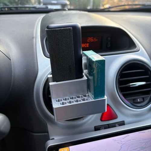 Car Mount for iQOS iluma & iPrime Silver Color new