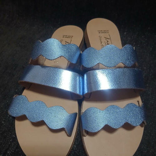 Handmade leather sandals Tresor new, size 40