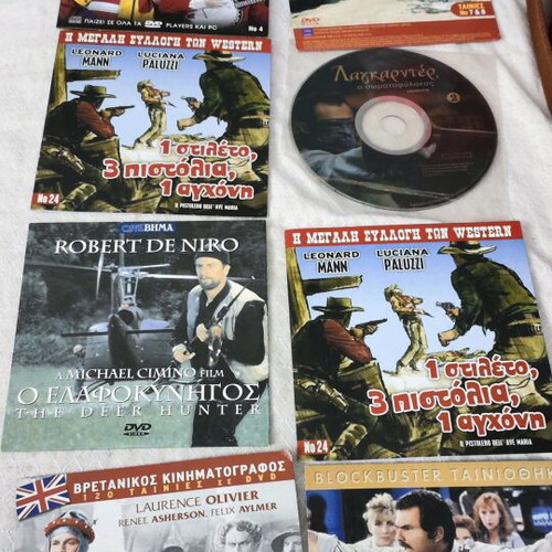 Collection of 78 new DVDs movies, western, Poirot, classic cinema