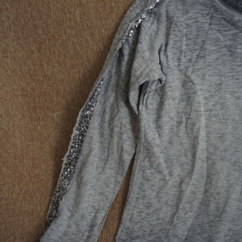 Women's thin sweatshirt like new, gray, size L