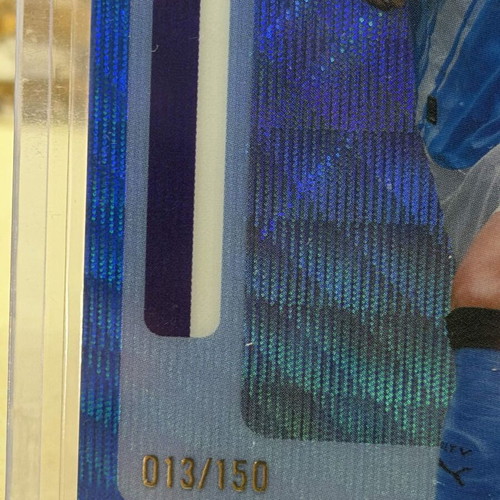 2026 Topps Chrome Premier League Soccer Phil Foden Blue Wave Refractor
