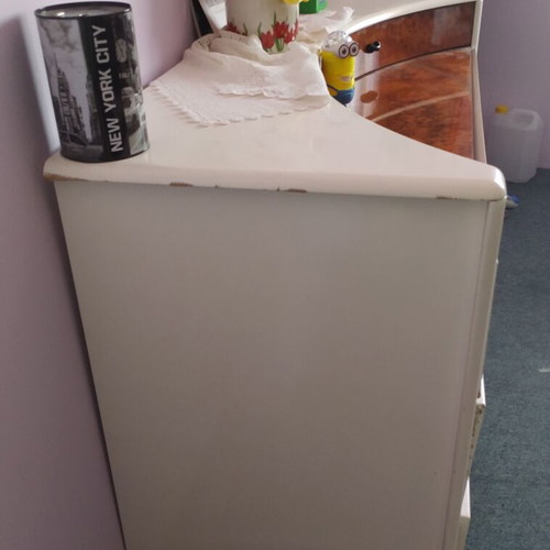 Bedroom vanity dresser used 1.29m x 0.78m with storage drawers
