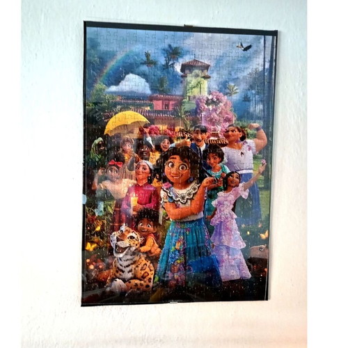 Disnay Encanto framed puzzle art print like new 35x50cm