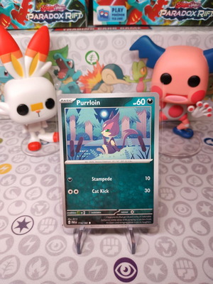 Pokemon Card Purrloin PAR 114 like new