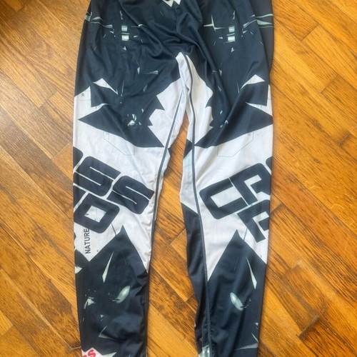 Unisex fitness leggings like new, black and gray, size XL