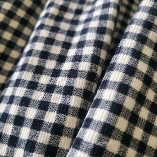 Zara black and white corduroy check dress 13-14 years like new