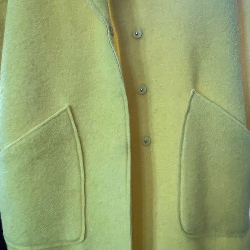 Zara Trf yellow small coat used