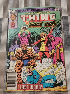 Marvel Two-In-One #89 comic book used, 1982 edition