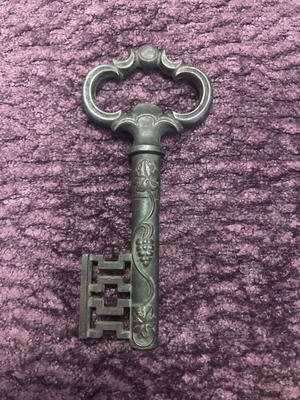 Vintage bottle opener used with patina, brass and steel