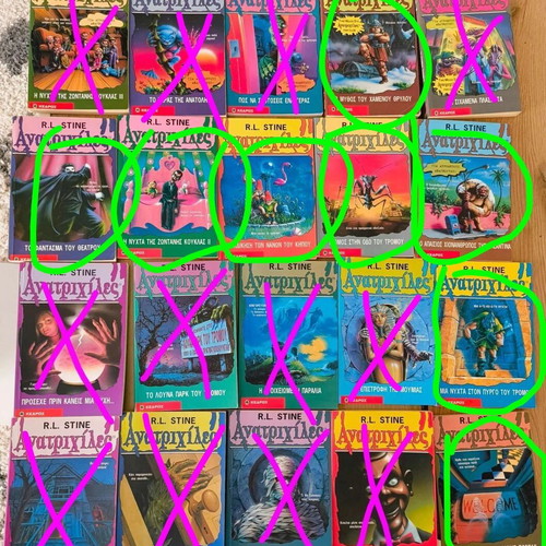 Goosebumps book collection like new, 8 remaining, some collectible