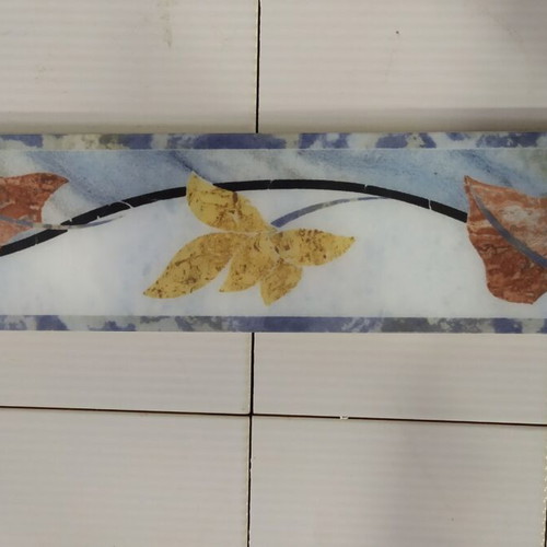 Listello tiles new, 8 pieces 8x32 cm and 8 pieces 5x32 cm, 16 pieces from Italy