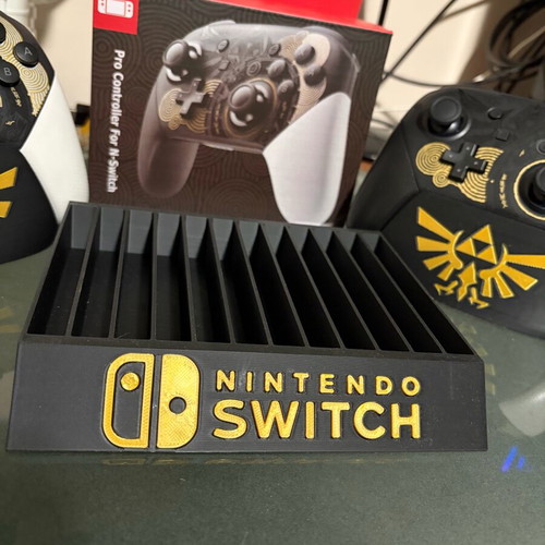 Zelda TOTK Pro χειριστήρια OEM σετ 2 τεμαχίων σαν καινούργια με βάσεις και θήκη παιχνιδιών