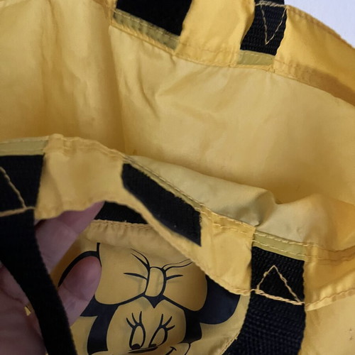 Multipurpose shoulder bag like new, black and yellow, 34x40cm