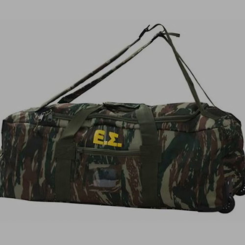 Military bag large A To Z Greek like new, green with locks