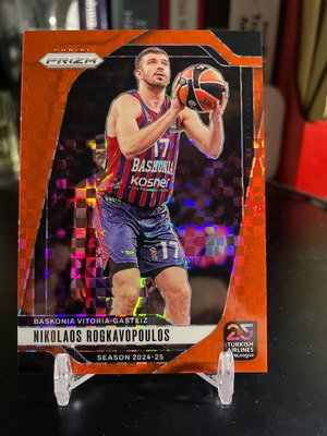 Euroleague 2024-25 Prism Nikos Rogkavopoulos card like new