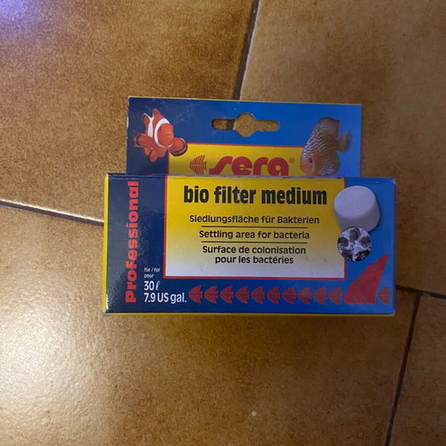 Sera bio filter medium used