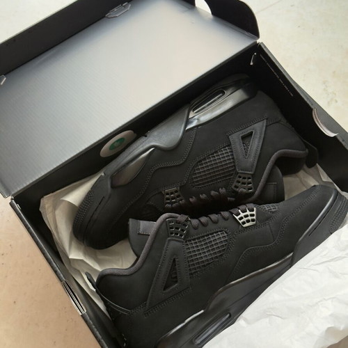 Jordan 4 Retro Black Cat new, size 46