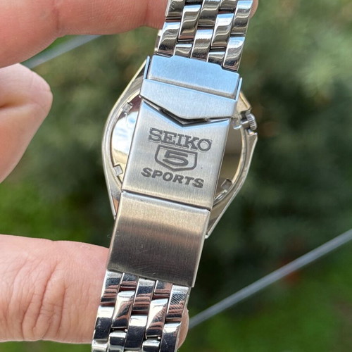 Seiko 5 Sports men's watch used, stainless steel, automatic