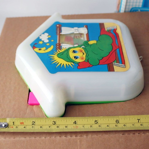 Vintage 80's Gloworm Playskool Baby El Greco light melody toy new
